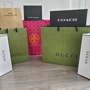 Gucci Olive Green Shopping Bag